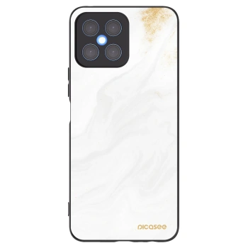 Picasee Μαύρη θήκη σιλικόνης για Honor X8 4G - White