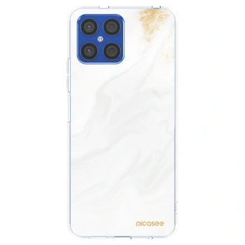 Picasee διαφανής θήκη σιλικόνης Honor X8 4G - White