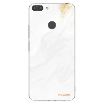 Picasee διαφανής θήκη σιλικόνης Huawei P Smart - White