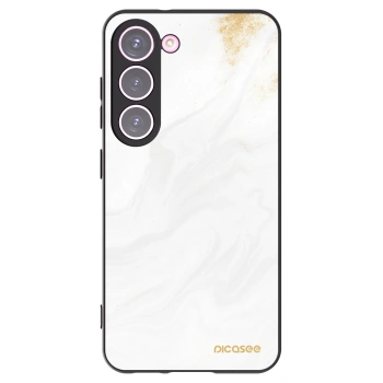 Picasee Μαύρη θήκη σιλικόνης για Samsung Galaxy S23 5G - White