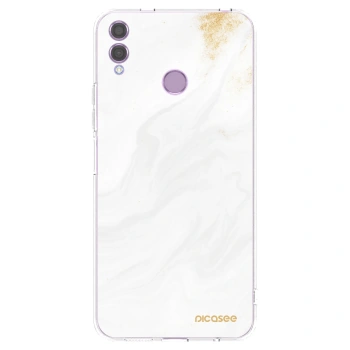 Picasee διαφανής θήκη σιλικόνης Honor 8X - White