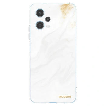 Picasee διαφανής θήκη σιλικόνης Xiaomi Redmi Note 12 5G - White