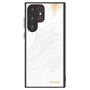 Picasee ULTIMATE CASE PowerShare για Samsung Galaxy S22 Ultra 5G - White