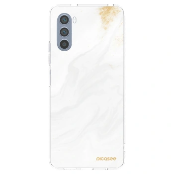 Picasee διαφανής θήκη σιλικόνης Motorola Moto G62 - White