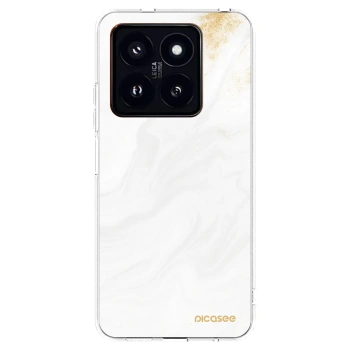 Picasee διαφανής θήκη σιλικόνης Xiaomi 14 Pro - White