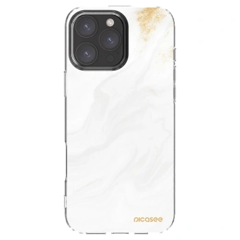 Picasee διαφανής θήκη σιλικόνης Apple iPhone 16 Pro Max - White