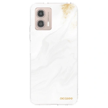 Picasee διαφανής θήκη σιλικόνης Motorola Moto G53 5G - White