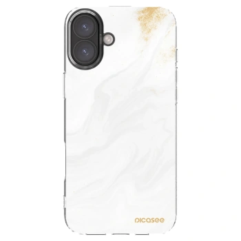 Picasee διαφανής θήκη σιλικόνης Apple iPhone 16 Plus - White