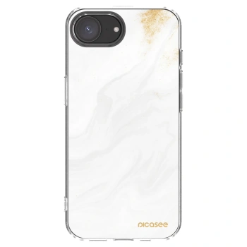 Picasee διαφανής θήκη σιλικόνης Apple iPhone 16e - White