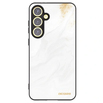 Picasee Μαύρη θήκη σιλικόνης για Samsung Galaxy S24 FE S721B - White