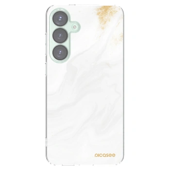 Picasee διαφανής θήκη σιλικόνης Samsung Galaxy S25+ 5G - White