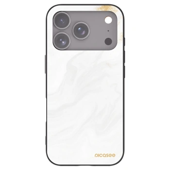 Picasee Μαύρη θήκη σιλικόνης για Apple iPhone 17 Pro - White