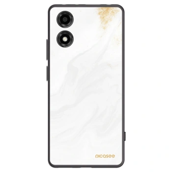 Picasee Μαύρη θήκη σιλικόνης για Motorola Moto E14 - White
