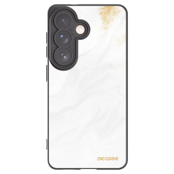Picasee Μαύρη θήκη σιλικόνης για Samsung Galaxy S26 - White