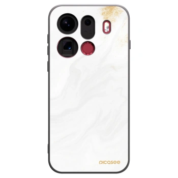 Picasee Μαύρη θήκη σιλικόνης για OPPO Find X9 Pro - White
