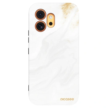 Picasee Μαύρη θήκη σιλικόνης για Honor 600 - White