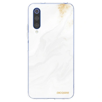Picasee διαφανής θήκη σιλικόνης Xiaomi Mi 9 SE - White