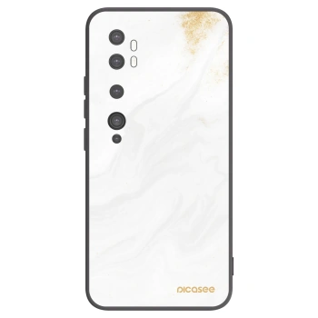 Picasee Μαύρη θήκη σιλικόνης για Xiaomi Mi Note 10 (Pro) - White