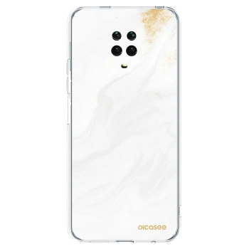 Picasee διαφανής θήκη σιλικόνης Xiaomi Redmi Note 9 Pro - White