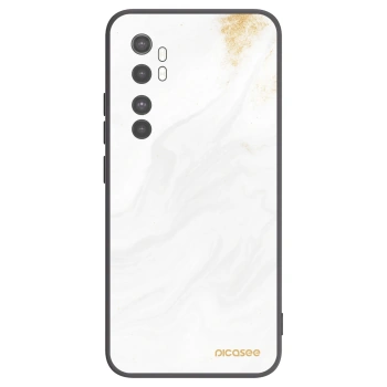 Picasee Μαύρη θήκη σιλικόνης για Xiaomi Mi Note 10 Lite - White