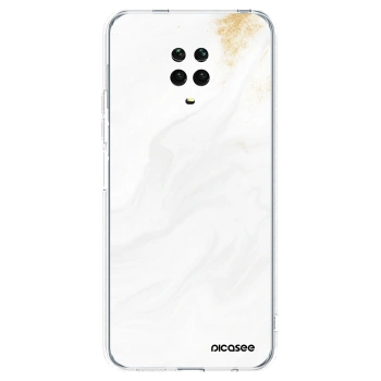 Picasee διαφανής θήκη σιλικόνης Xiaomi Redmi Note 9S - White