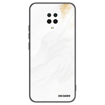 Picasee Μαύρη θήκη σιλικόνης για Xiaomi Redmi Note 9S - White