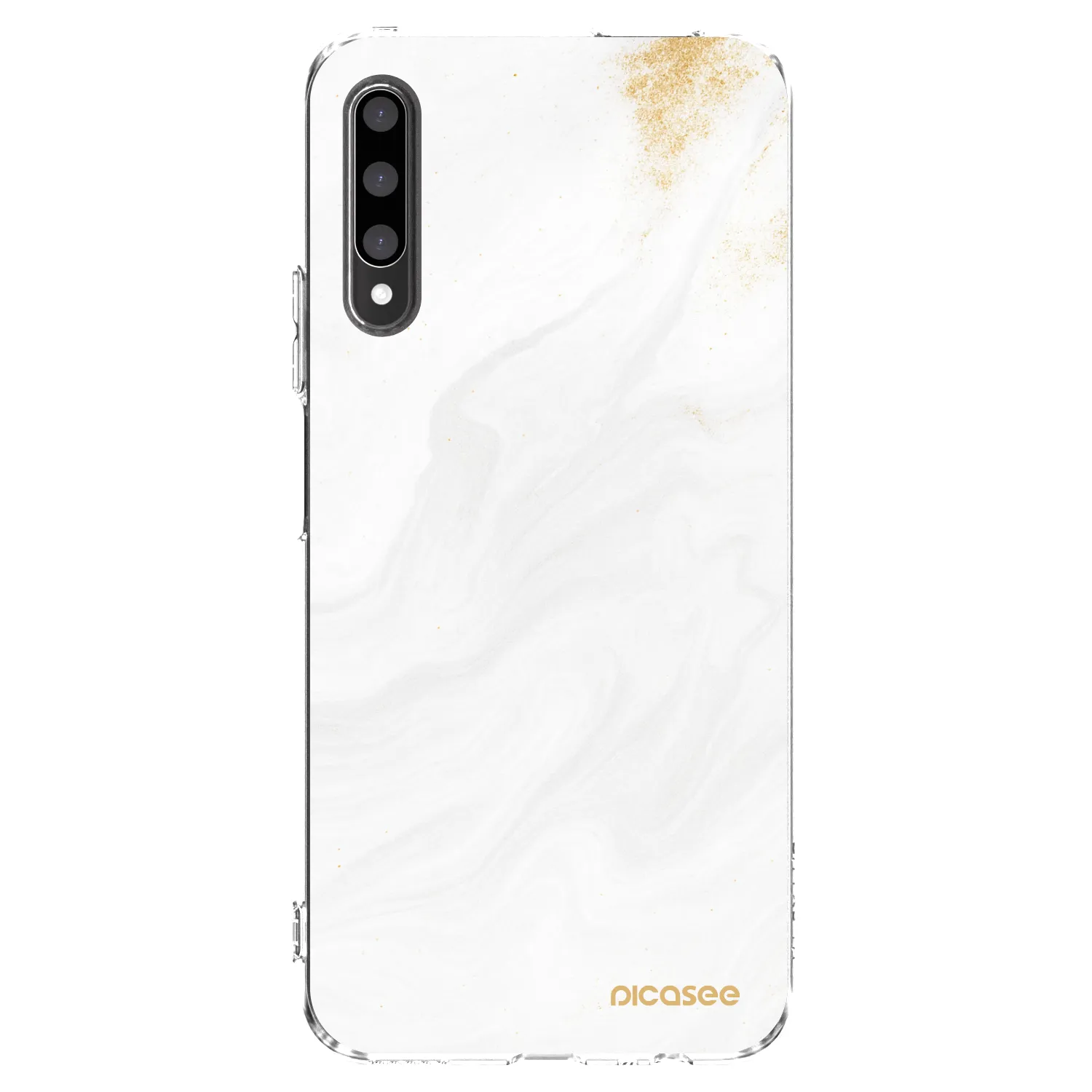Picasee διαφανής θήκη σιλικόνης Honor 9X Pro - White