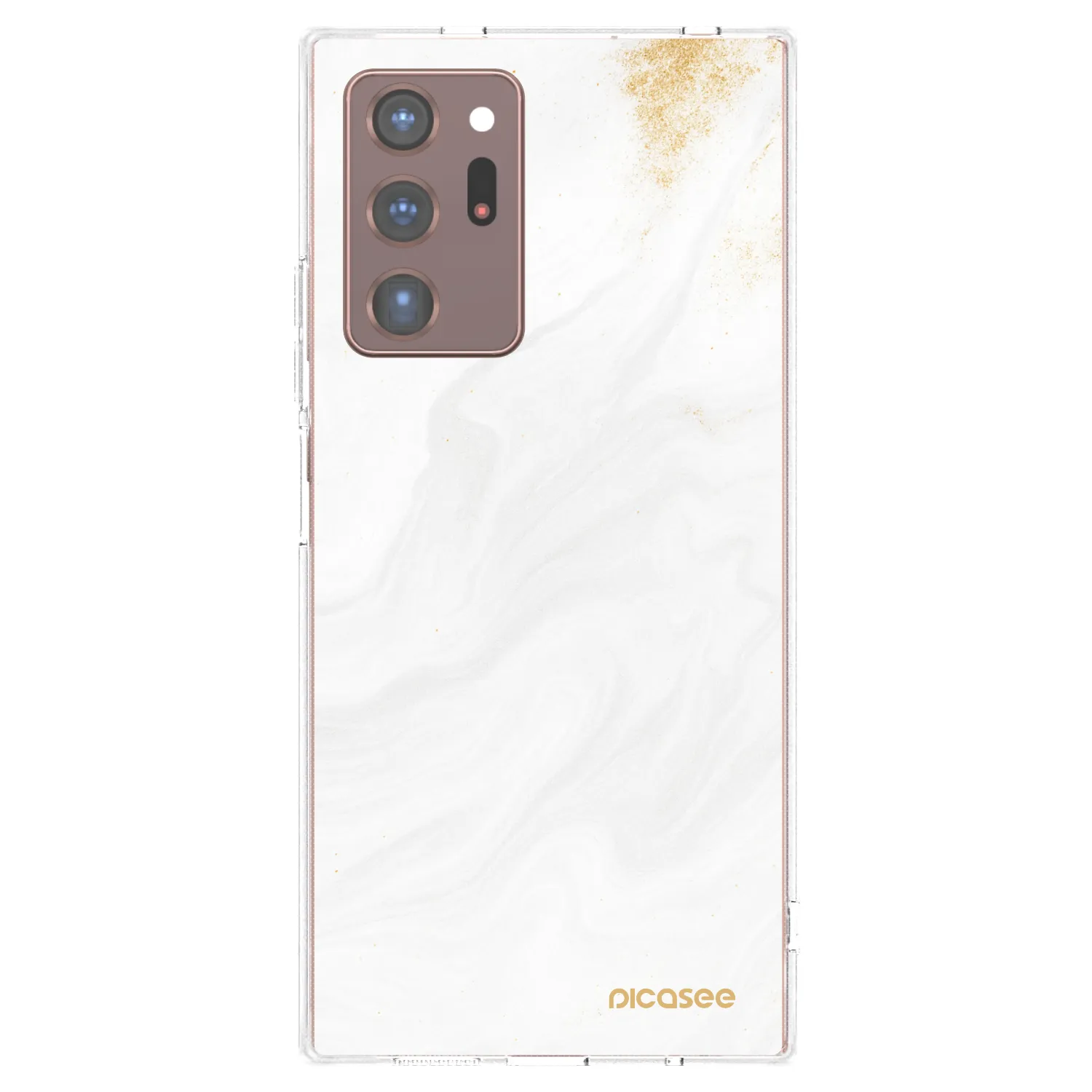 Picasee διαφανής θήκη σιλικόνης Samsung Galaxy Note 20 Ultra - White