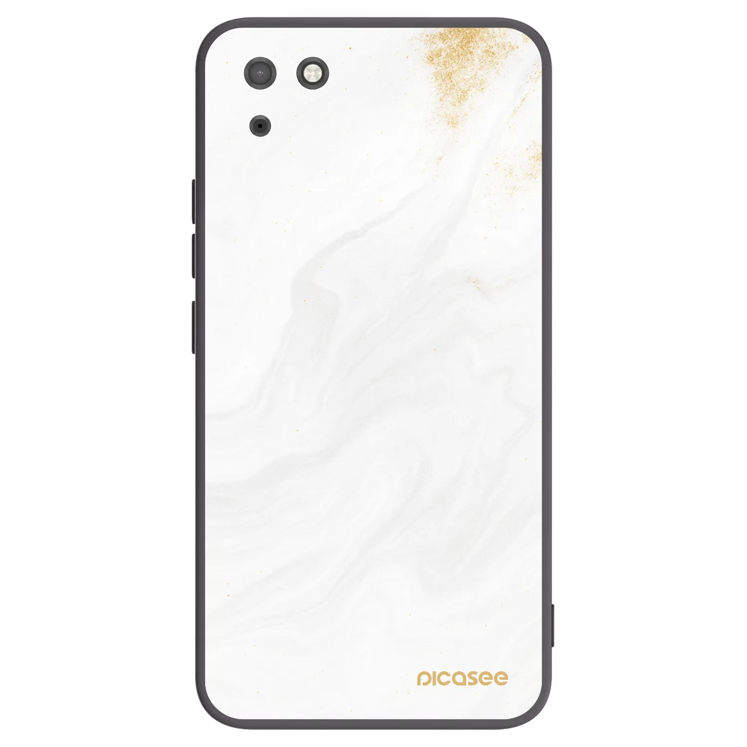 Picasee Μαύρη θήκη σιλικόνης για Huawei Y5P - White