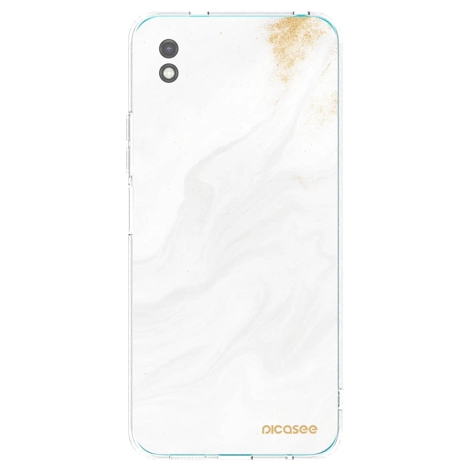 Picasee Μαύρη θήκη σιλικόνης για Xiaomi Redmi 9A - White