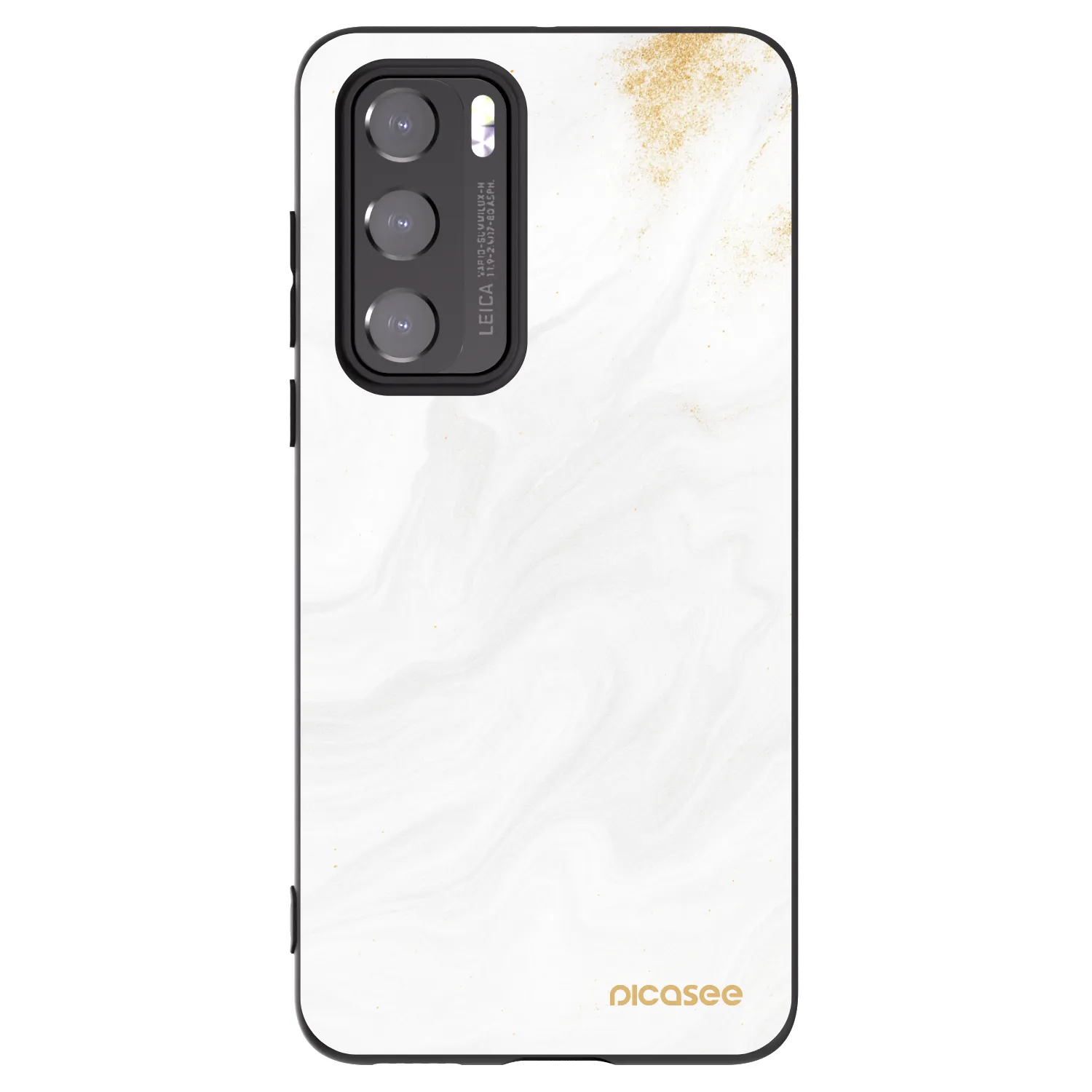 Picasee Μαύρη θήκη σιλικόνης για Huawei P40 - White