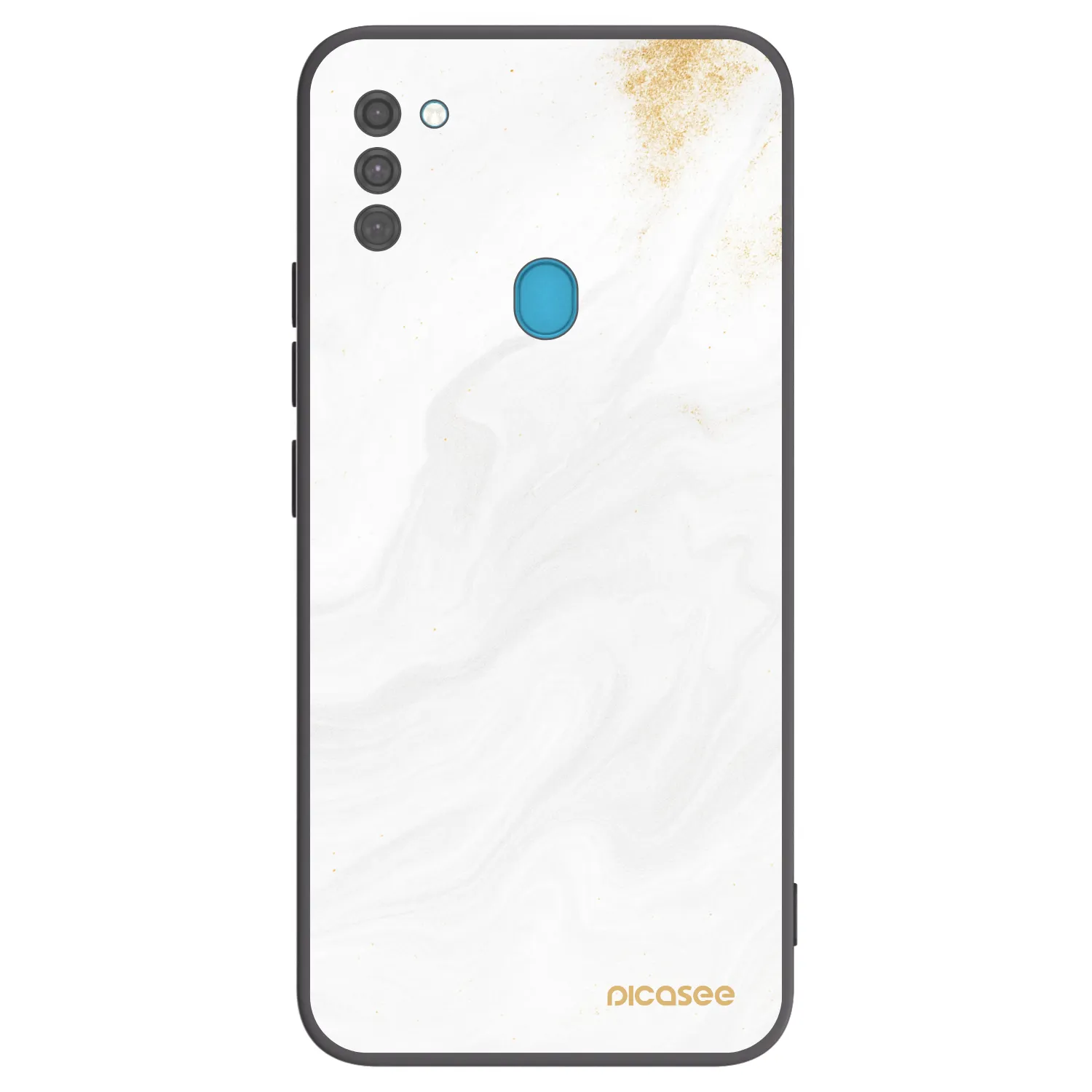 Picasee Μαύρη θήκη σιλικόνης για Samsung Galaxy M11 - White