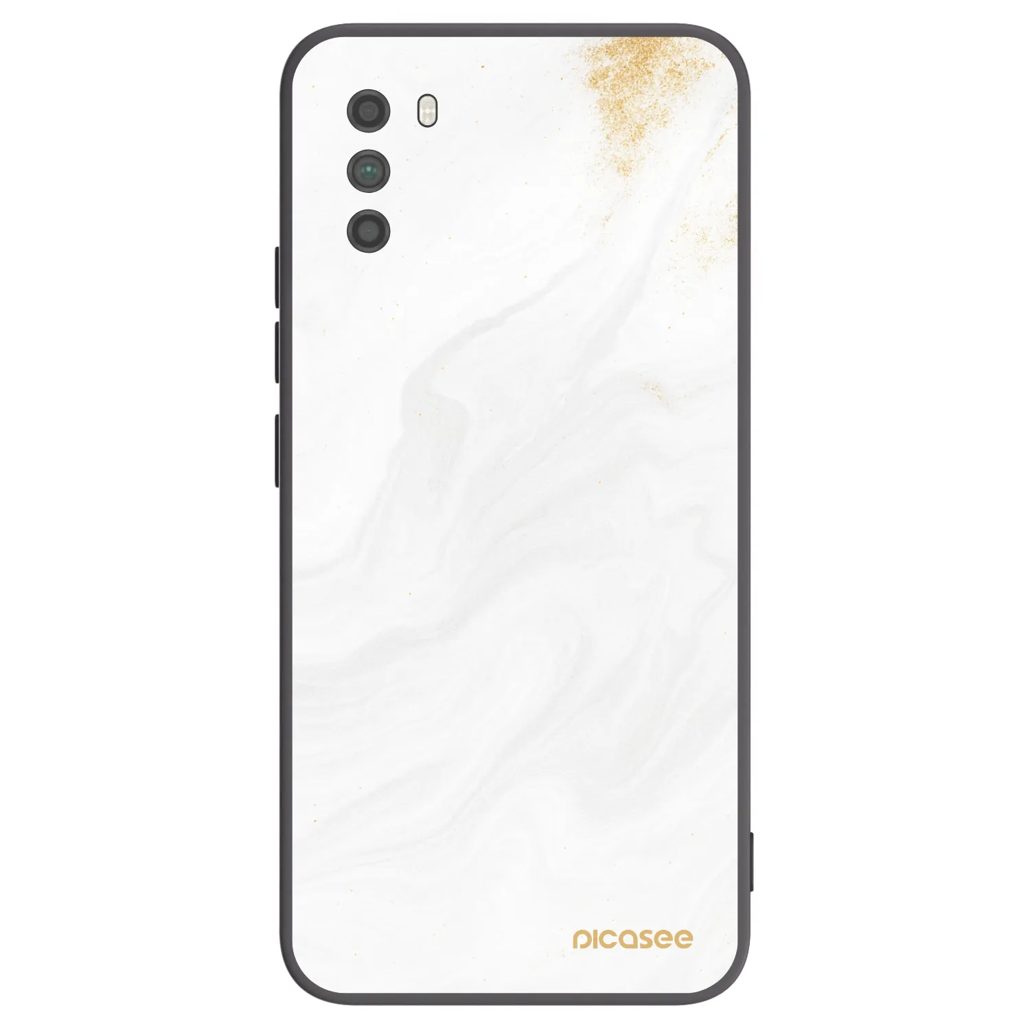 Picasee Μαύρη θήκη σιλικόνης για Xiaomi Poco M3 - White