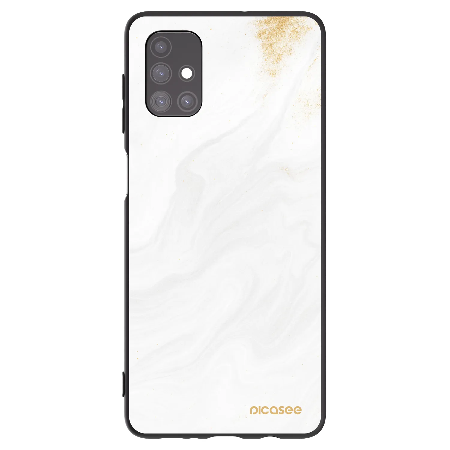 Picasee Μαύρη θήκη σιλικόνης για Samsung Galaxy M51 M515F - White