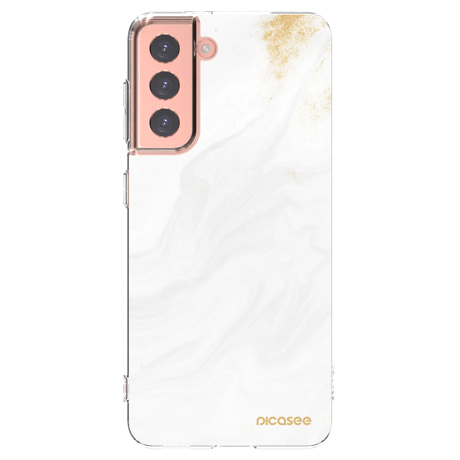 Picasee διαφανής θήκη σιλικόνης Samsung Galaxy S21 5G G991B - White