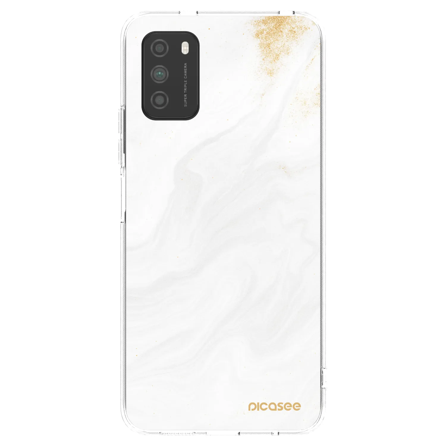 Picasee διαφανής θήκη σιλικόνης Xiaomi Poco M3 - White