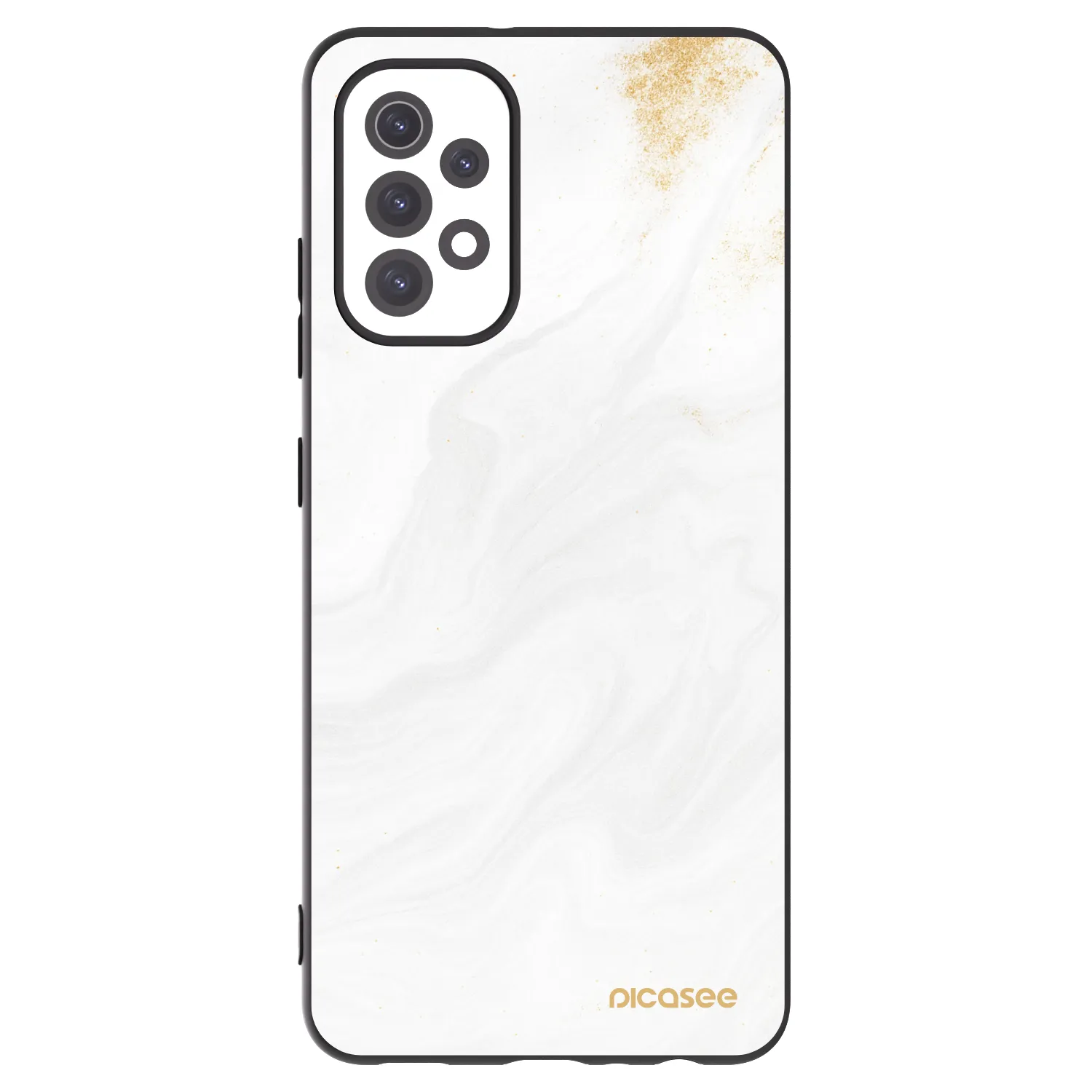 Picasee Μαύρη θήκη σιλικόνης για Samsung Galaxy A32 5G A326B - White