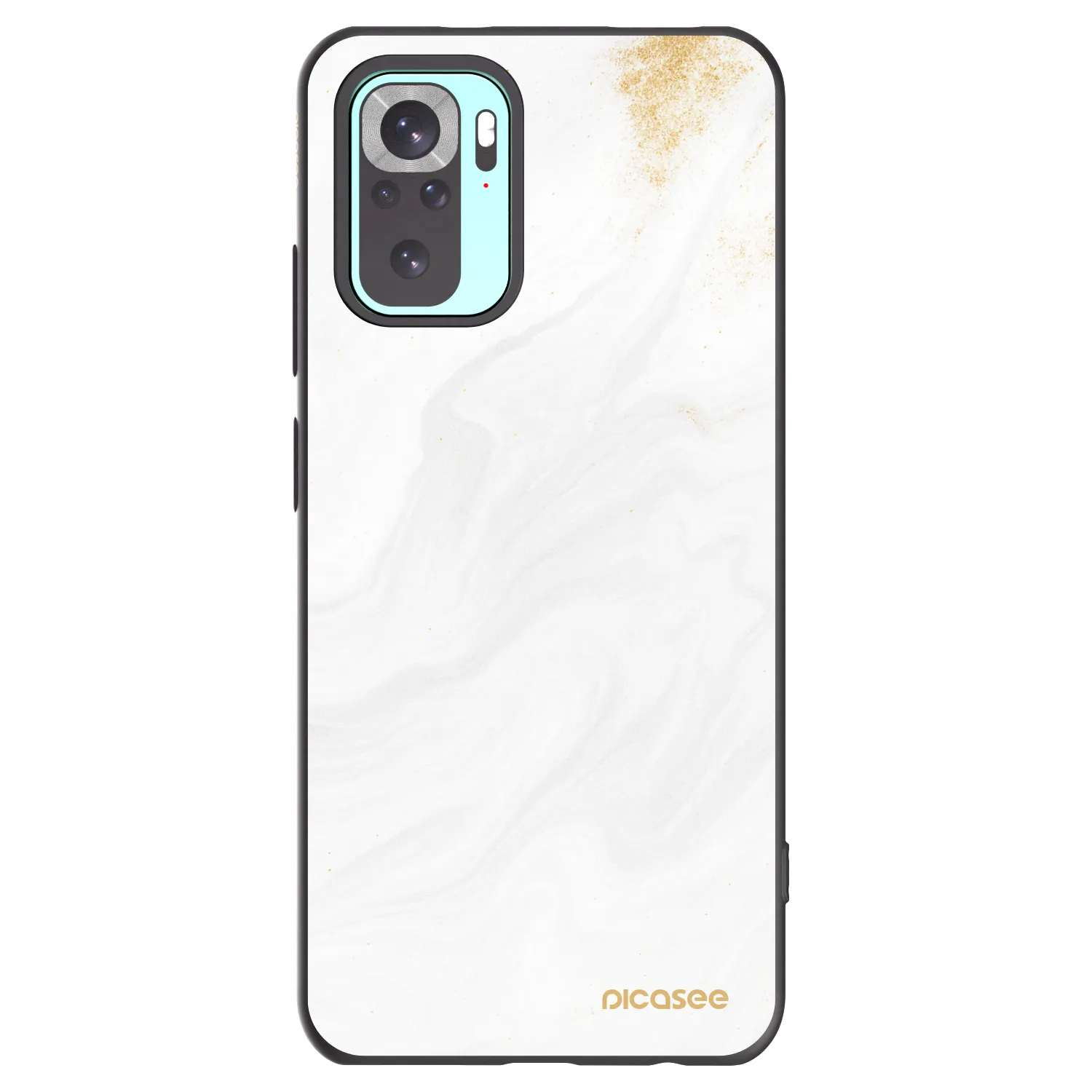 Picasee Μαύρη θήκη σιλικόνης για Xiaomi Redmi Note 10 Pro - White