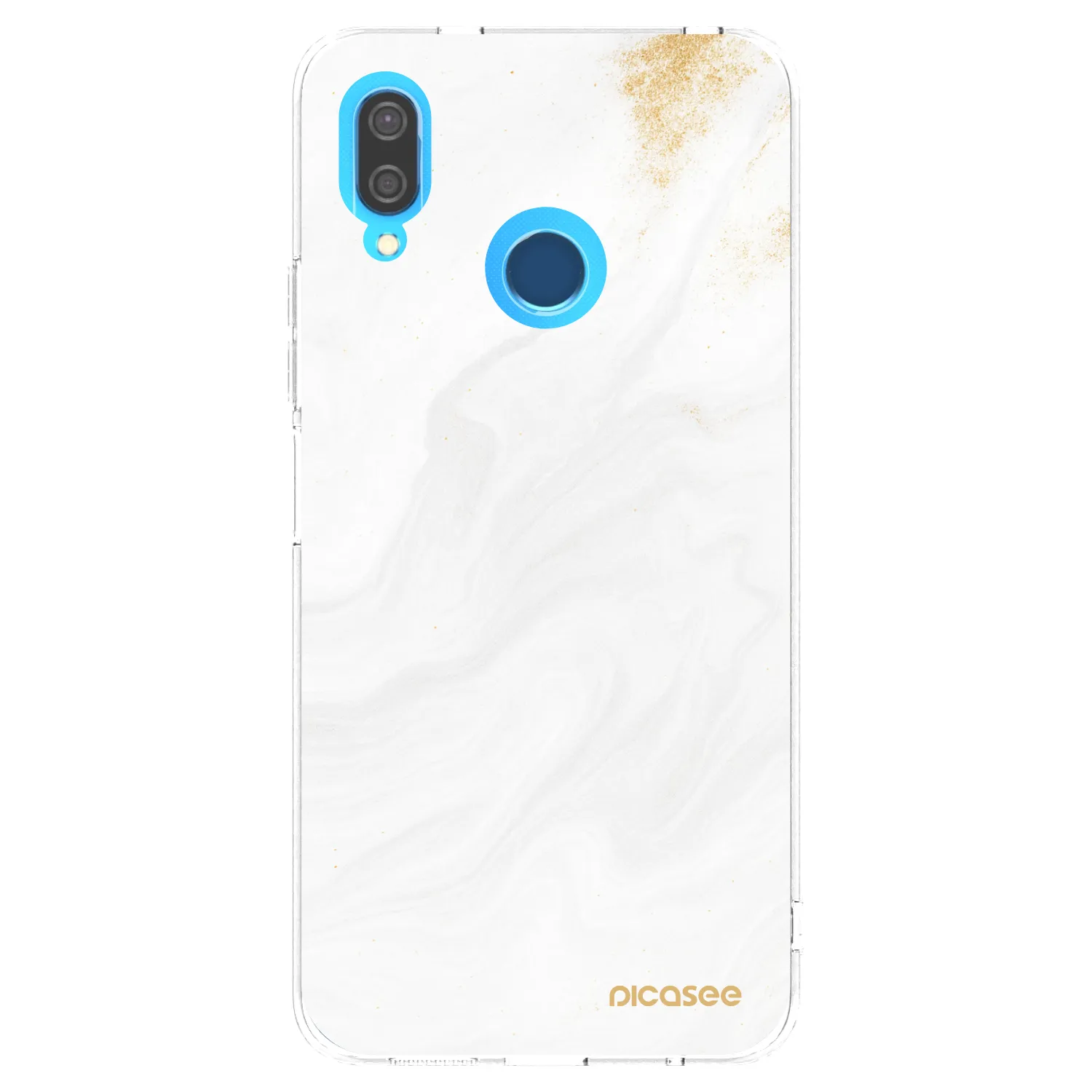 Picasee διαφανής θήκη σιλικόνης Huawei P20 Lite - White