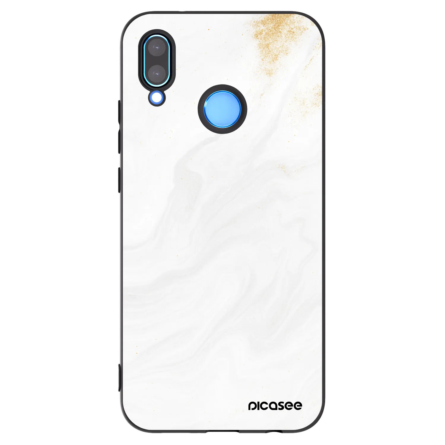 Picasee Μαύρη θήκη σιλικόνης για Huawei P20 Lite - White