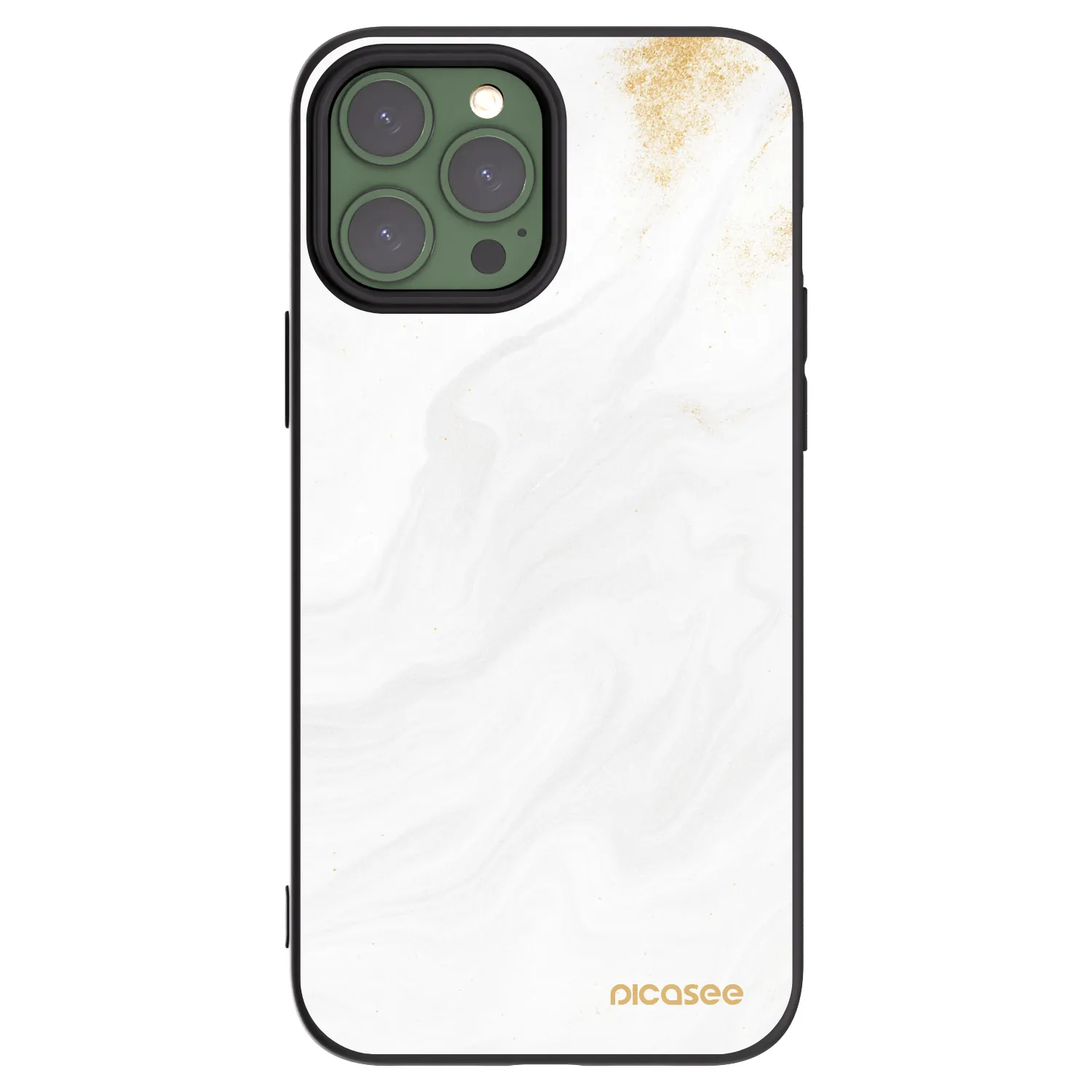 Picasee Μαύρη θήκη σιλικόνης για Apple iPhone 13 Pro Max - White