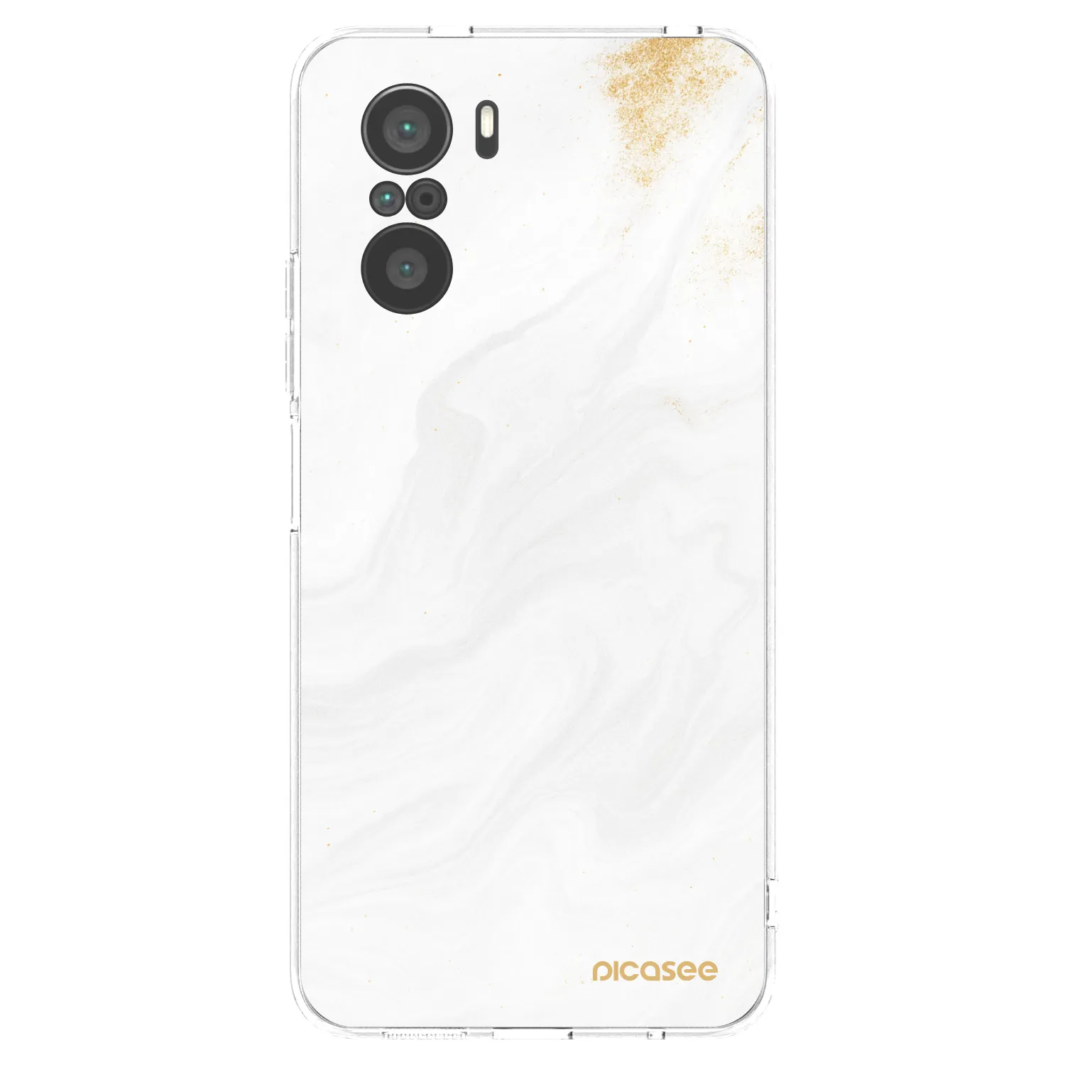 Picasee διαφανής θήκη σιλικόνης Xiaomi Poco F3 - White