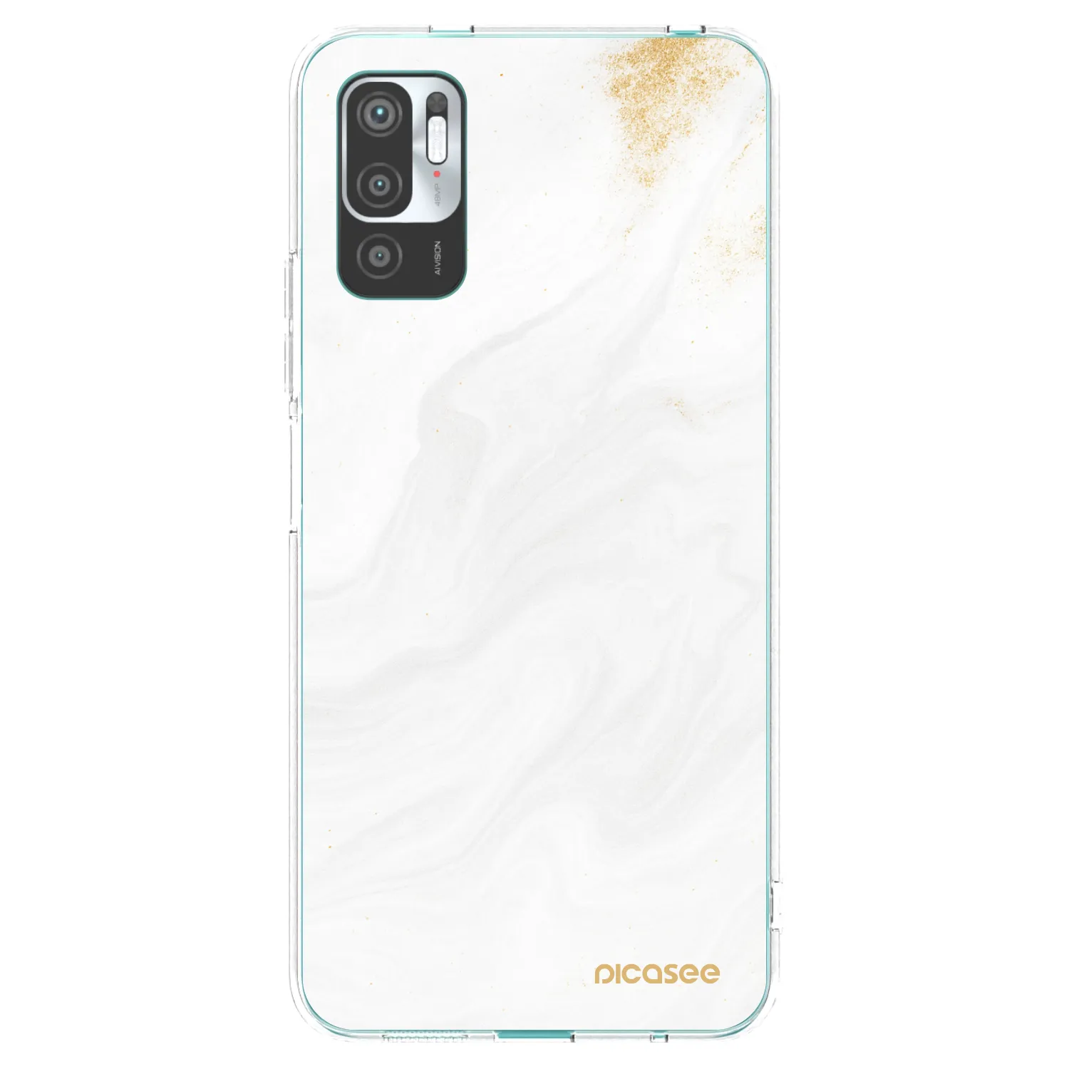 Picasee διαφανής θήκη σιλικόνης Xiaomi Redmi Note 10 5G - White