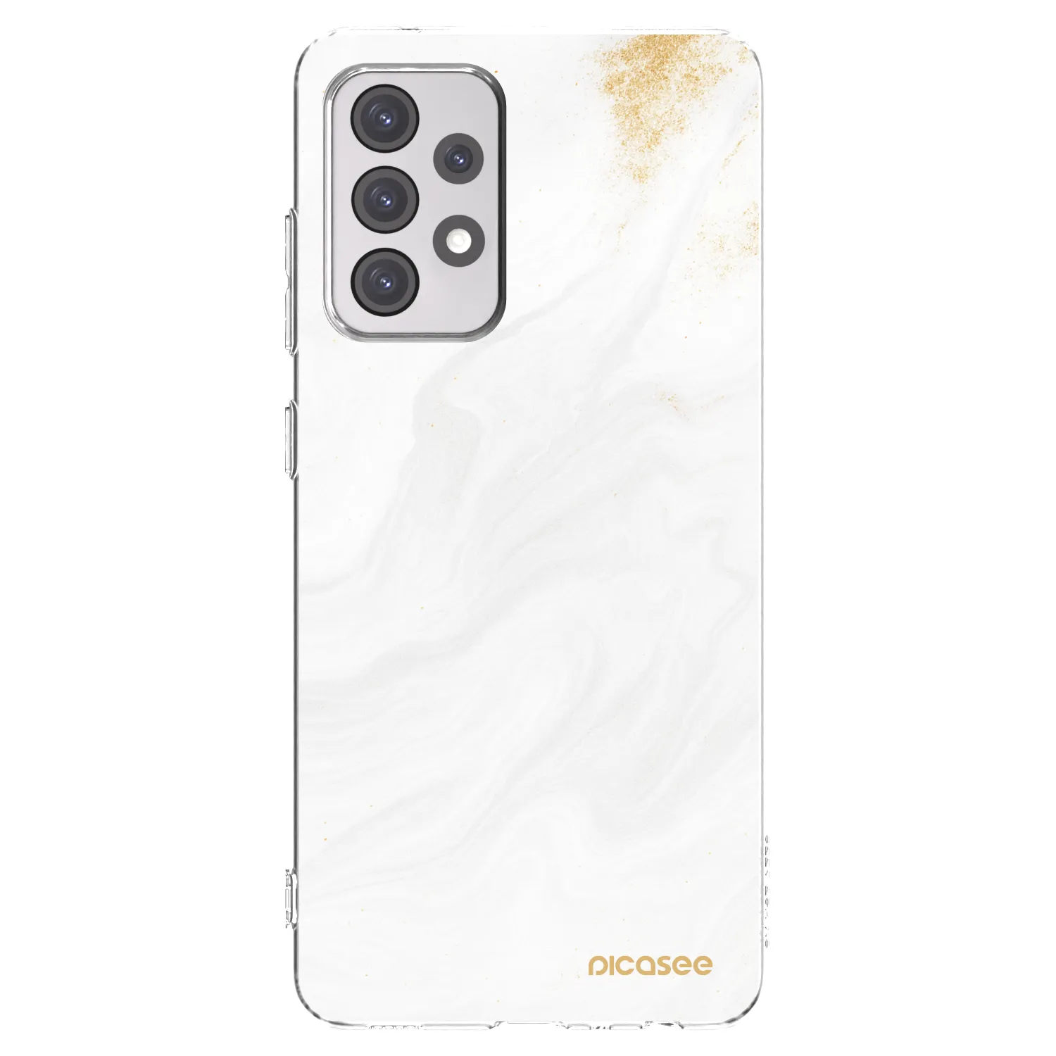 Picasee διαφανής θήκη σιλικόνης Samsung Galaxy A52s 5G A528B - White