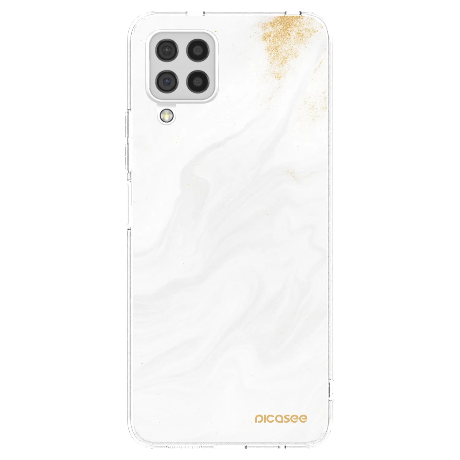 Picasee διαφανής θήκη σιλικόνης Samsung Galaxy A22 A225F 4G - White