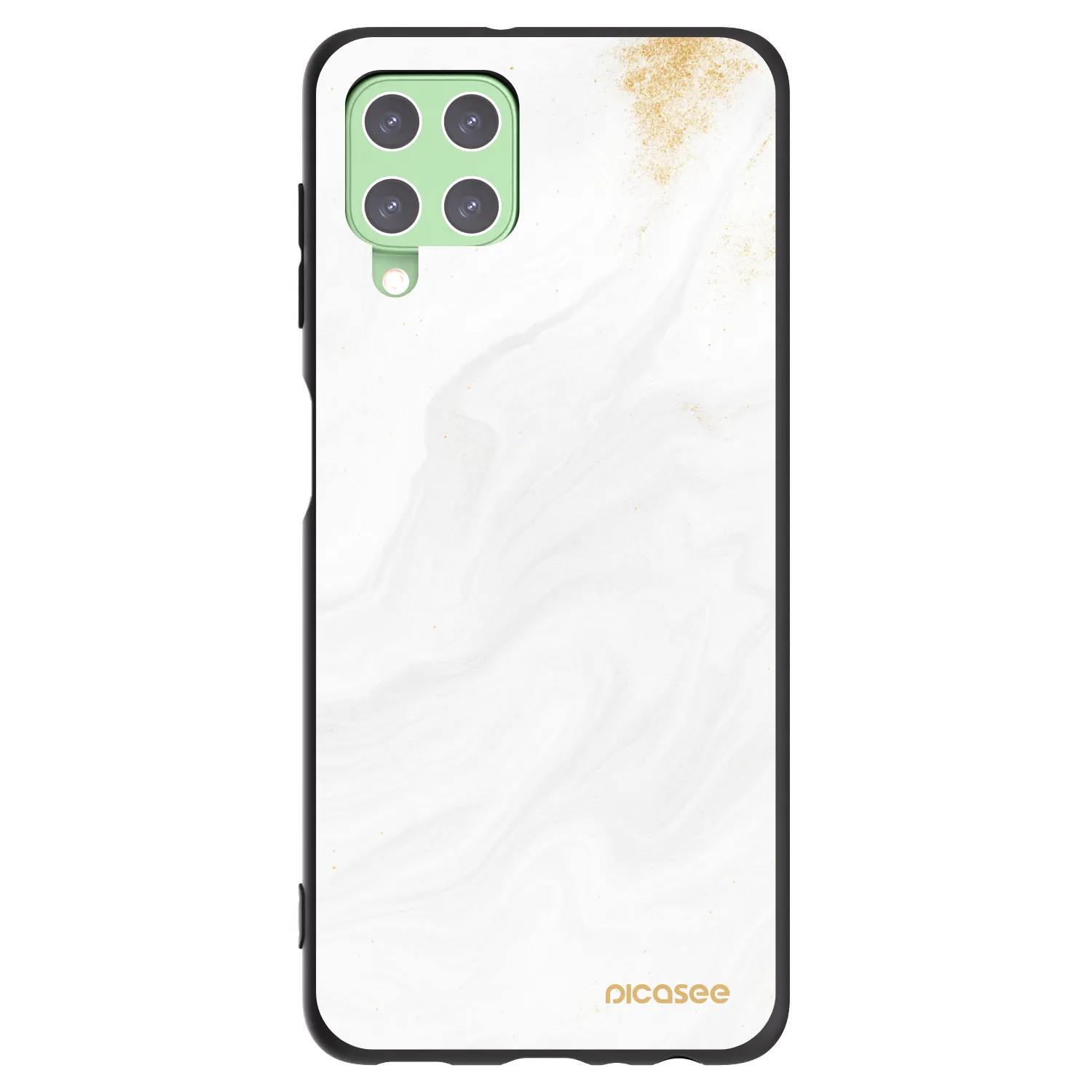 Picasee Μαύρη θήκη σιλικόνης για Samsung Galaxy A22 A225F 4G - White