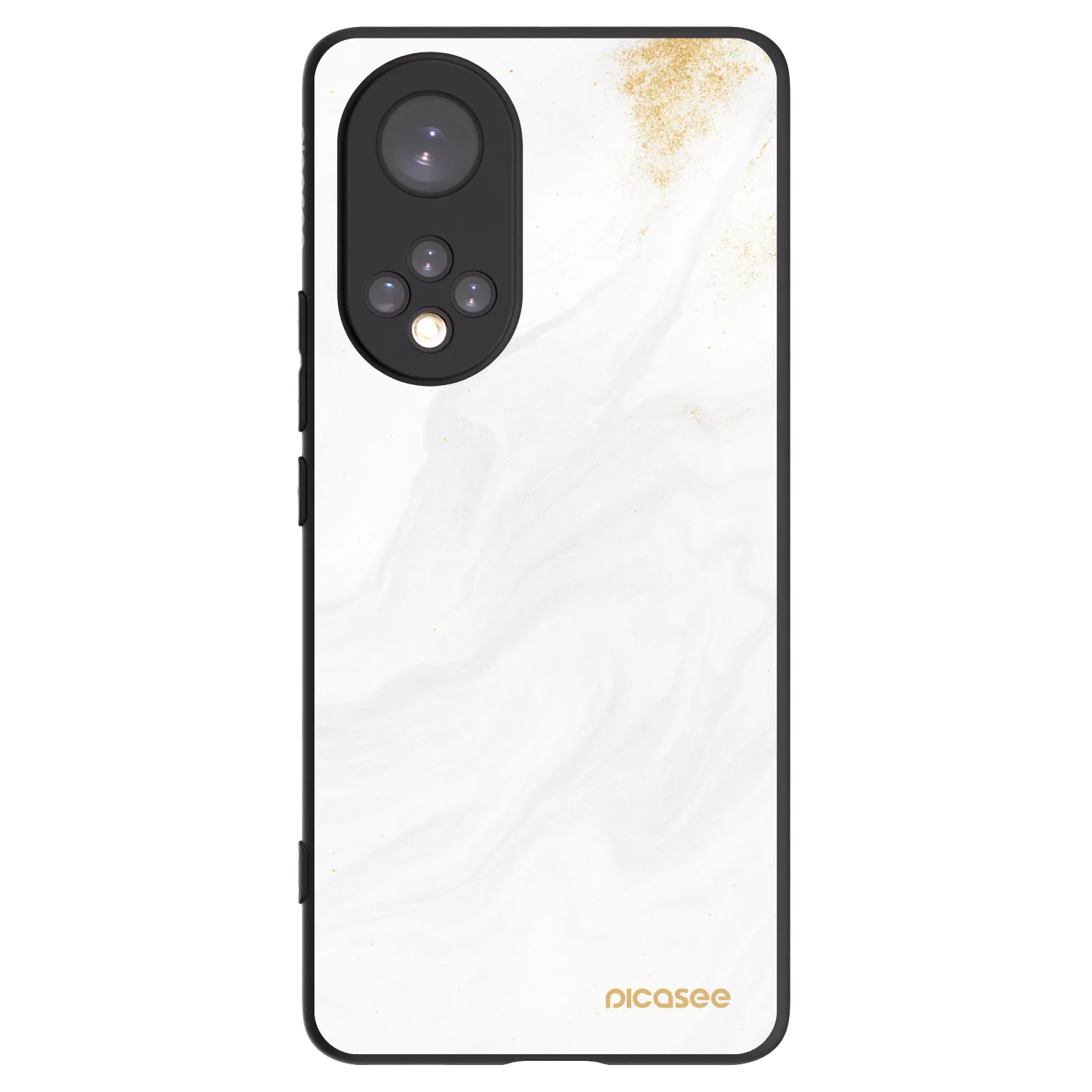Picasee Μαύρη θήκη σιλικόνης για Honor 50 5G - White