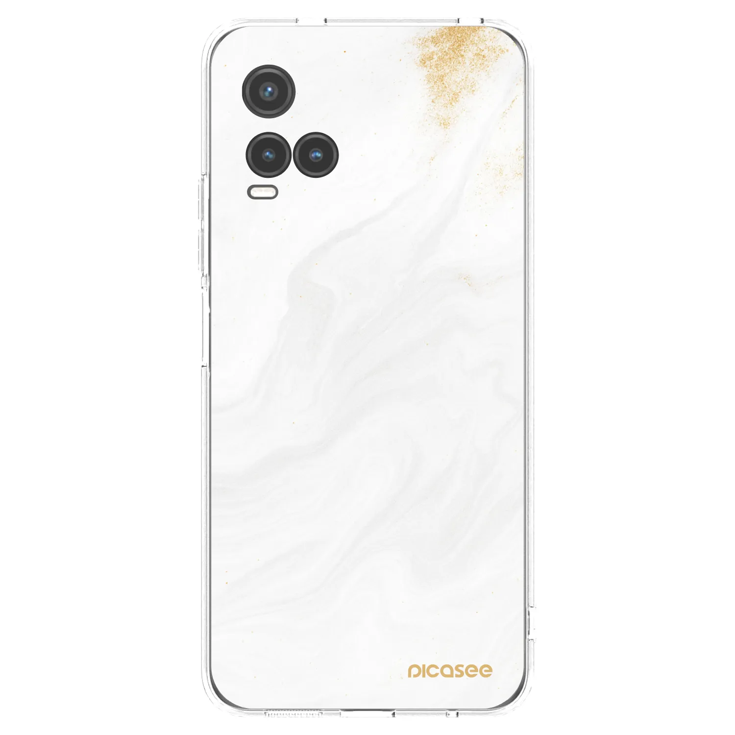 Picasee διαφανής θήκη σιλικόνης Vivo Y33s - White