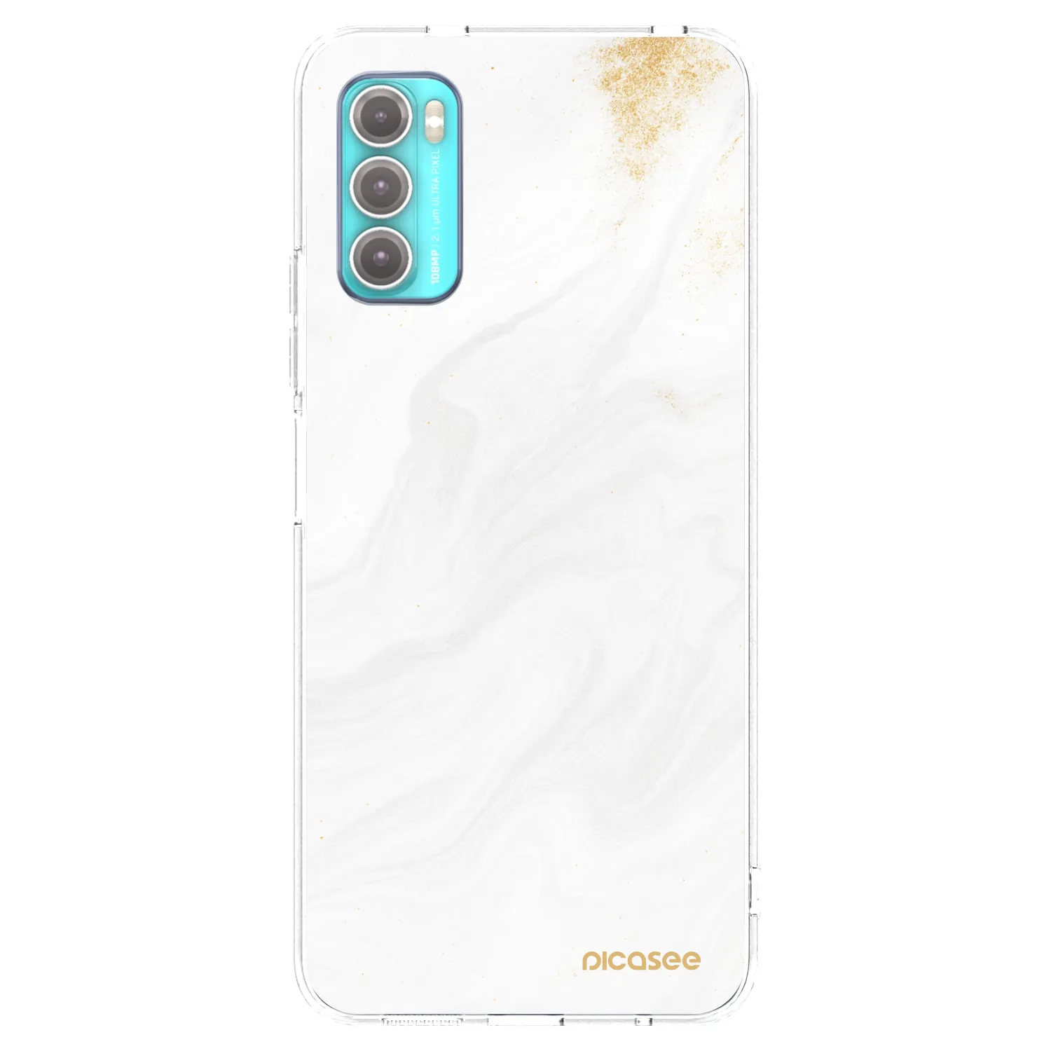 Picasee διαφανής θήκη σιλικόνης Motorola Moto G60 - White
