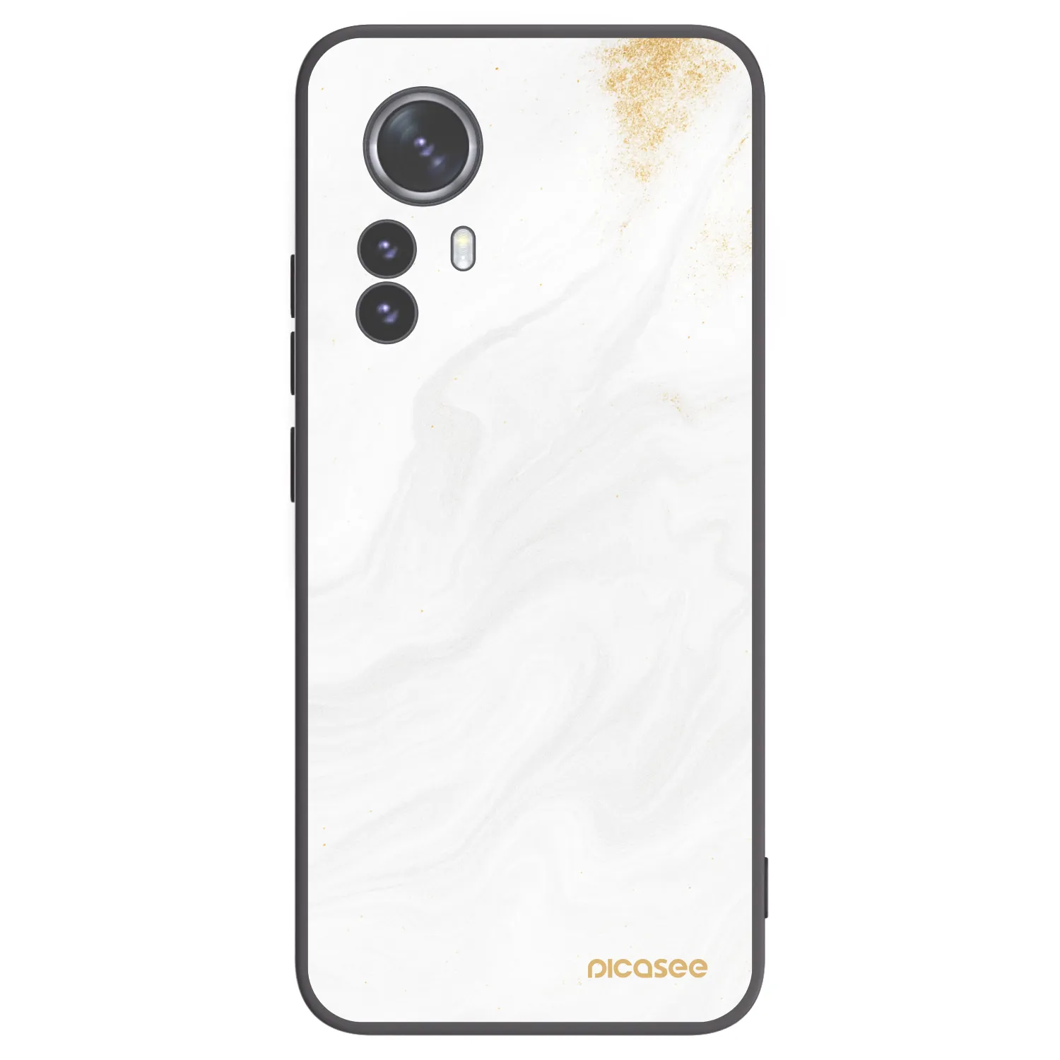 Picasee Μαύρη θήκη σιλικόνης για Xiaomi 12 Pro - White